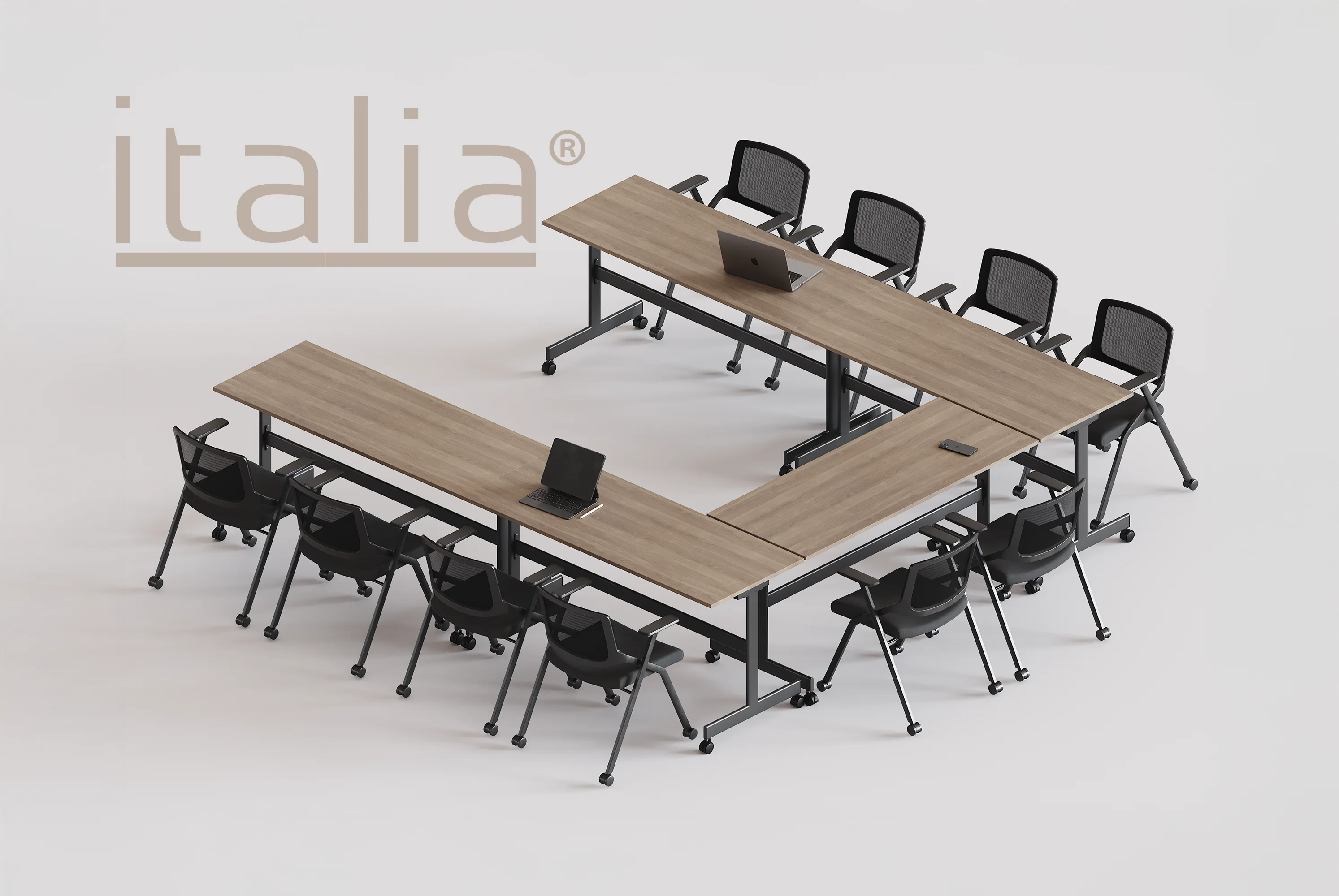 Tavoli modulari per la formazione