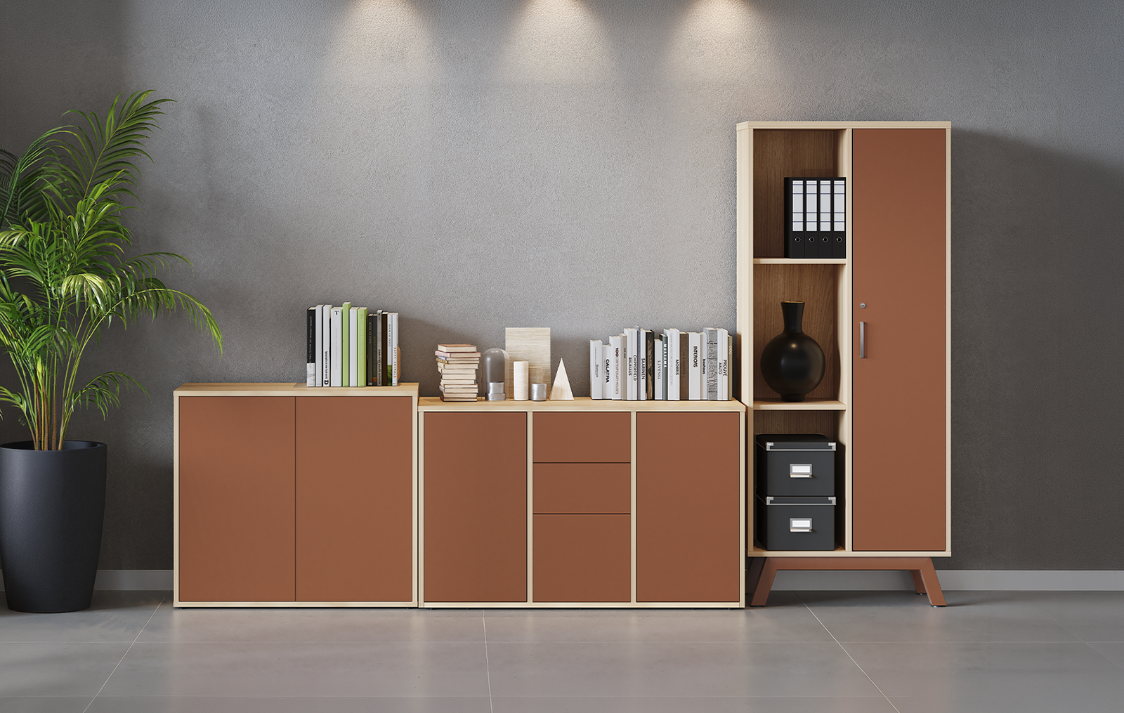 Ambiente reale di archiviazione per ufficio