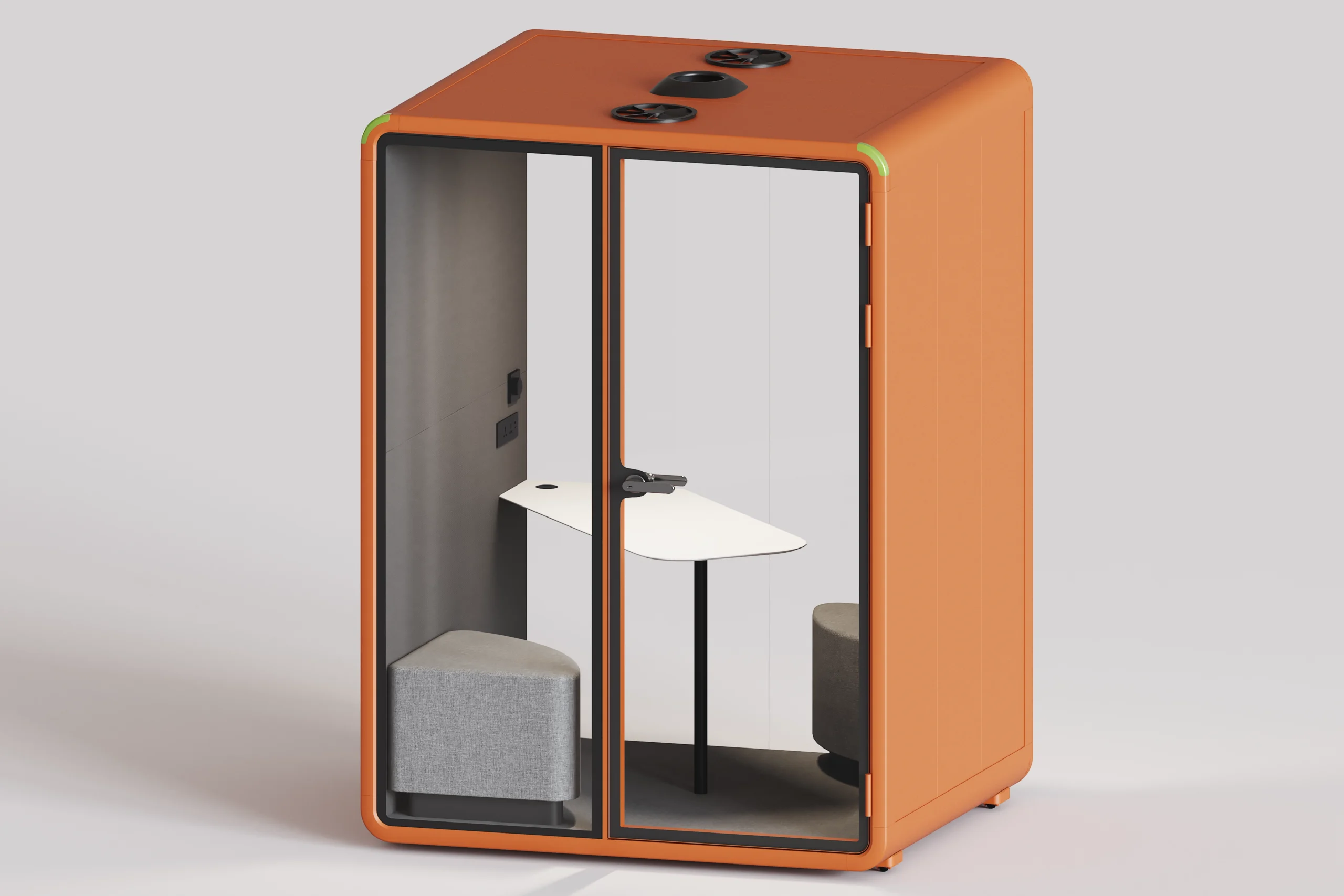 Cabina acustica modello M in ufficio