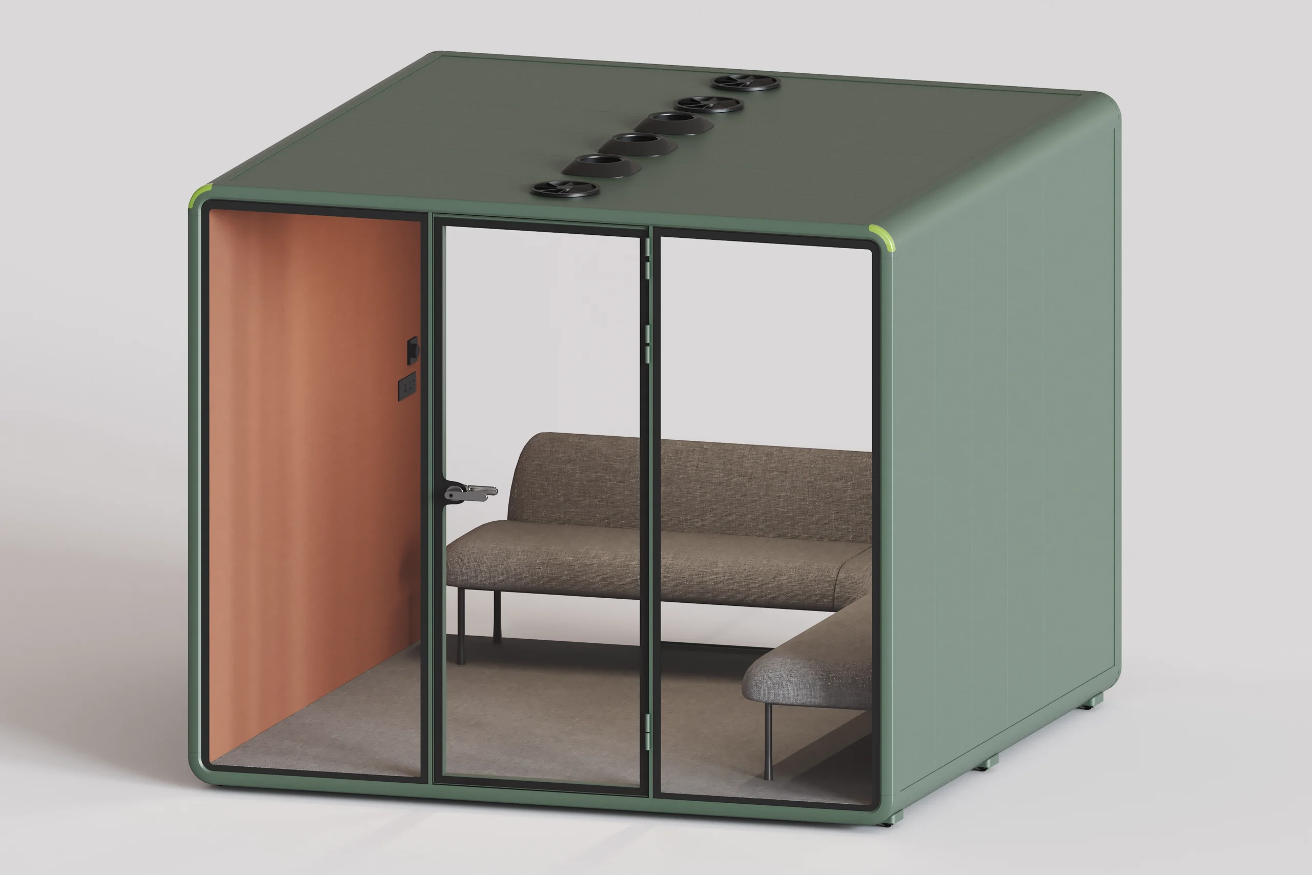 Cabina Acusto XL in un open space