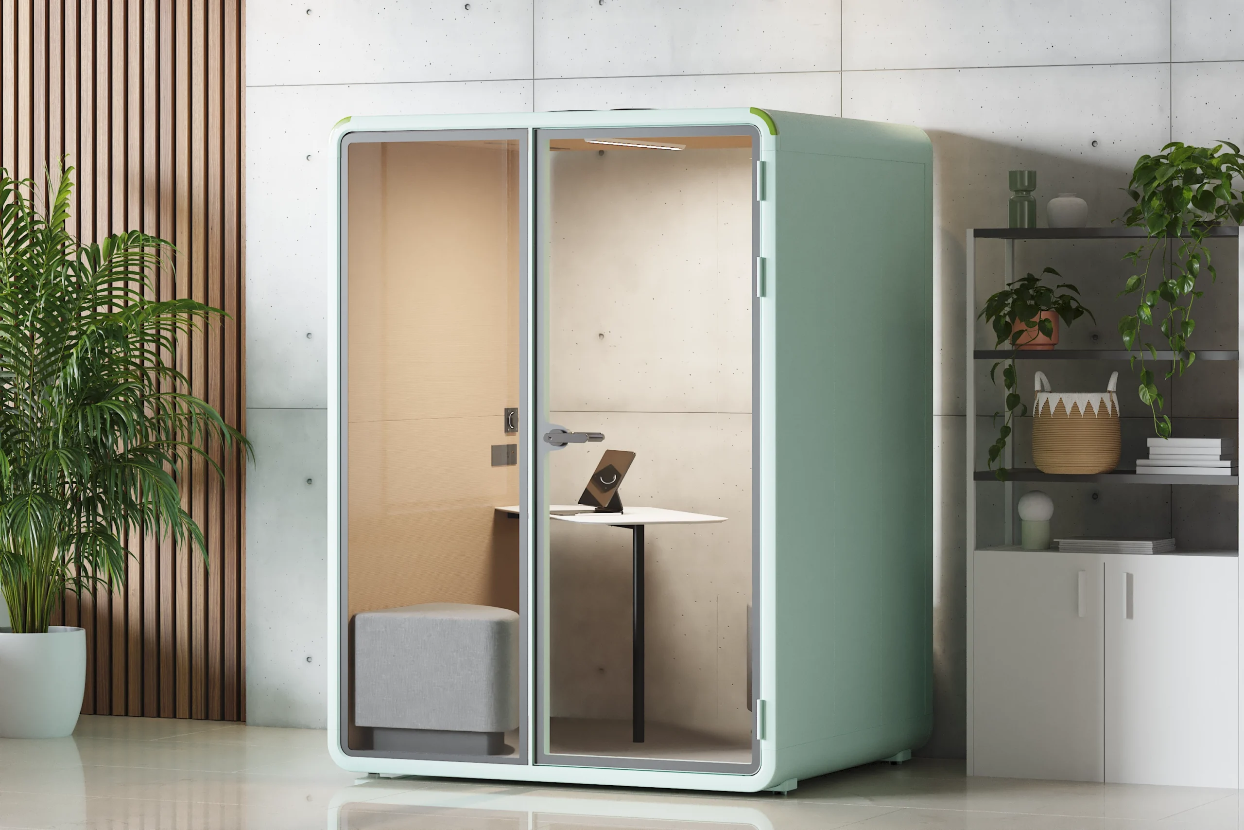 Cabina Acusto XL in un ufficio aziendale