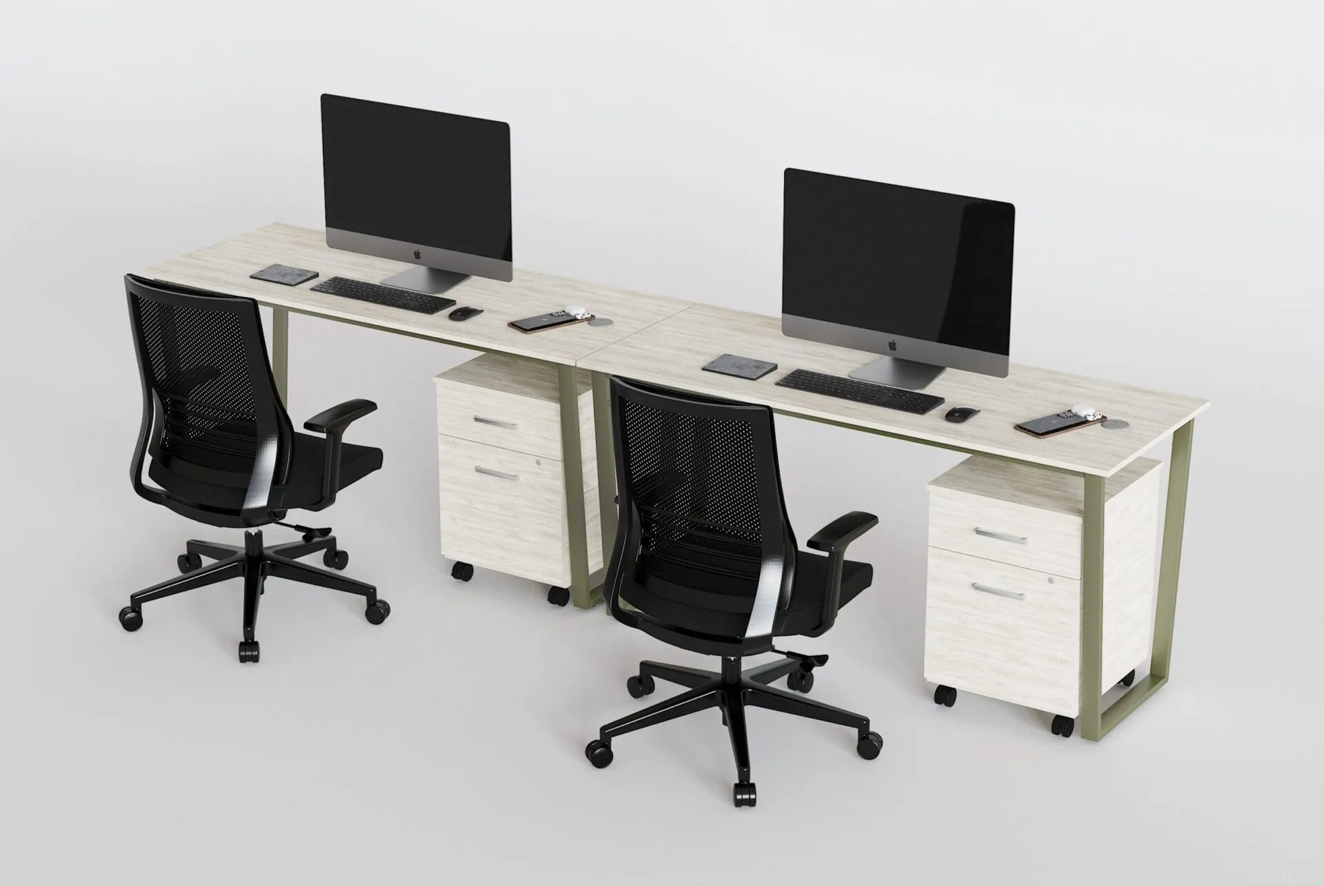 Scrivania Vasari con credenza