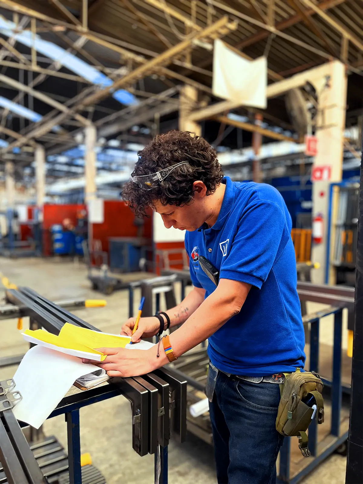 Stabilimento produttivo — controllo qualità