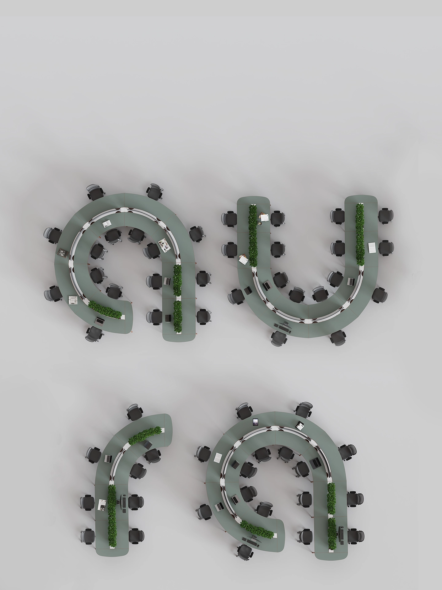 Muebles móvil naranja